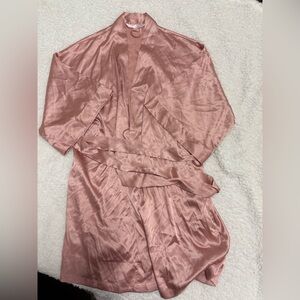Victoria’s Secret Angels Pink Satin Robe